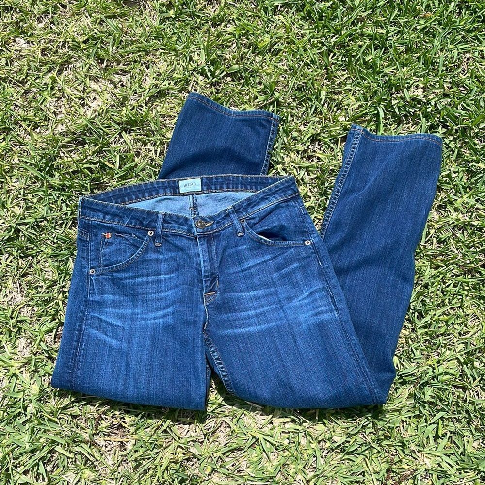 [Hudson] “Carly Mid Rise Straight” Jeans - Size 28